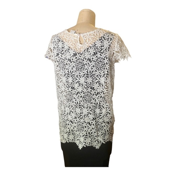 Vila Milano boho lace shirt white size L/Xl - Picture 2 of 3